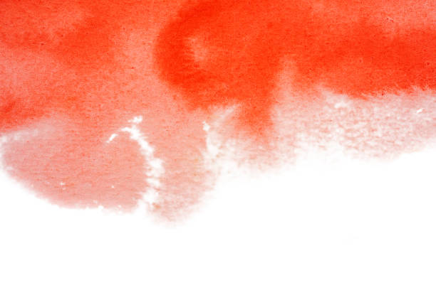 istock Watercolor red Abstract water paint stains. 2195994208