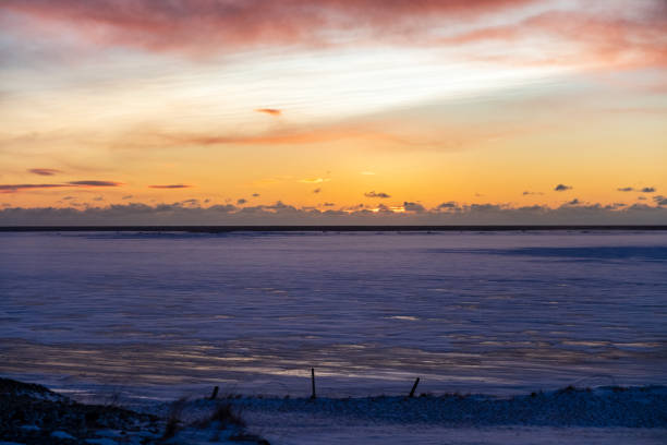 istock Golden hour along iceland's south coast 2195997906