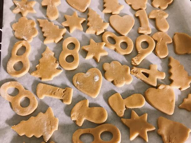 Baking Fun CutOut Cookies in Holiday Shapes for Festive Decor