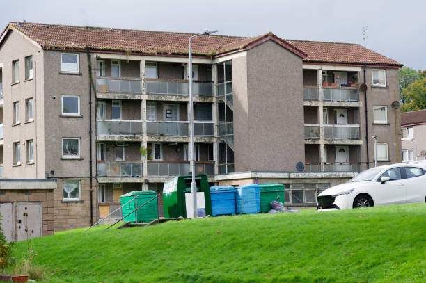 istock High rise council flats in Glasgow city 2196006181