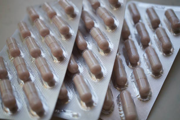 istock Pill packaging in close-up. Pharmacy and medicine. 2196008622