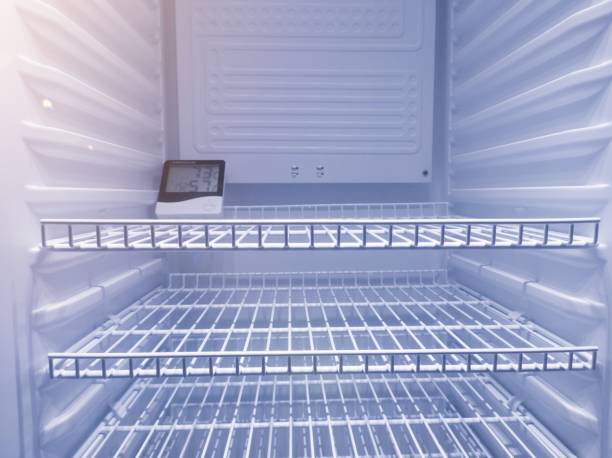 istock Inside the showcase there is a digital temperature and humidity control meter. 2196011072