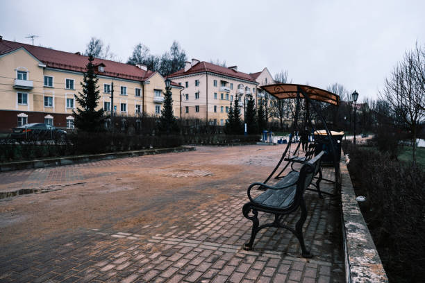 Embankment of  Dnieper river in Smolensk