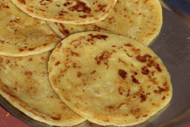 istock Msemmen Close Up, Traditional Moroccan Flatbread 2196015744