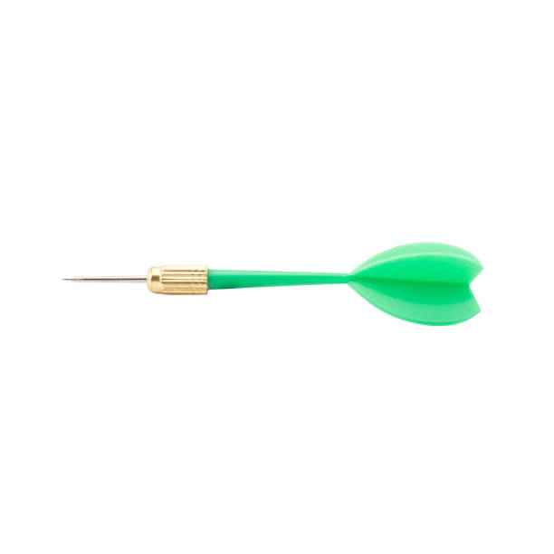 istock Green Dart isolated on white background with clipping path, full depth of field 2196016444
