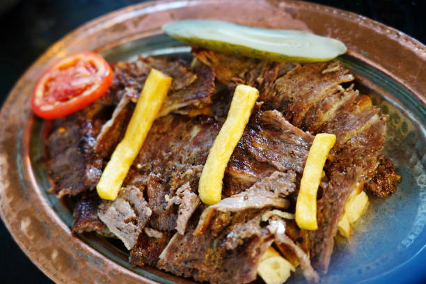 istock Traditional Turkish kebab, iskender kebab. 2196023345