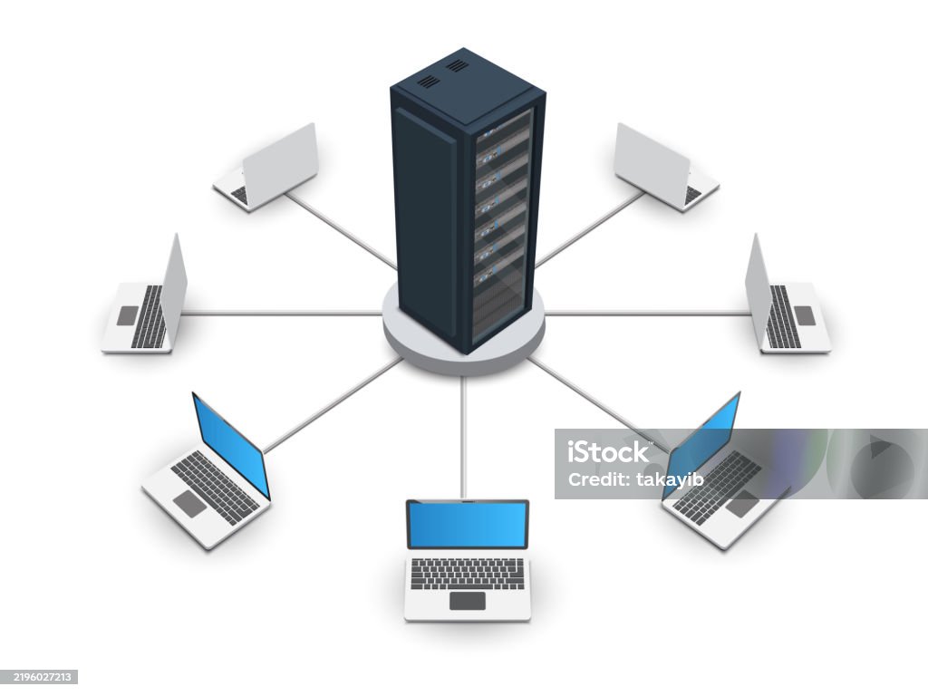 Computer Networking Photos Computer Networking Concept Stock Illustration - Download Image Now ...