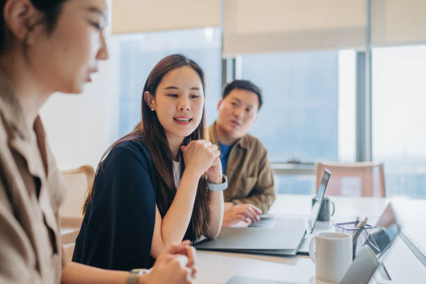 istock Group of multi-ethnic business people working together 2196051434