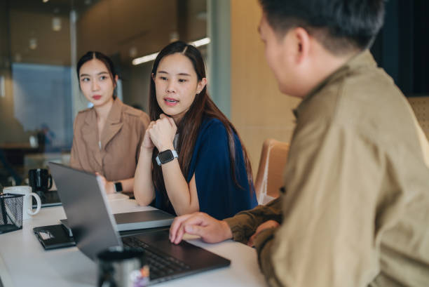 istock Group of multi-ethnic business people working together 2196051475