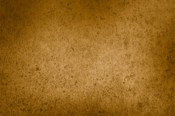 Texture of old brown concrete surface with darkening.