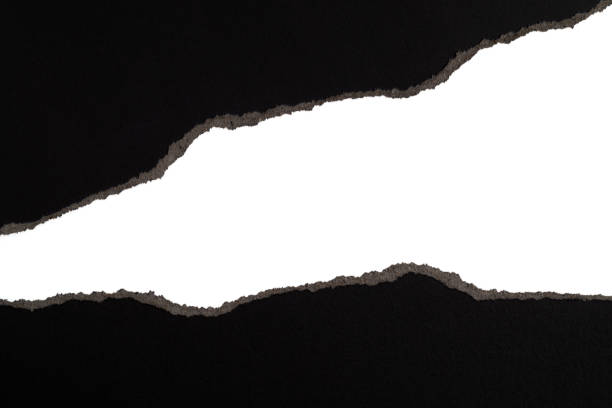 istock Background of torn black paper 2196056192