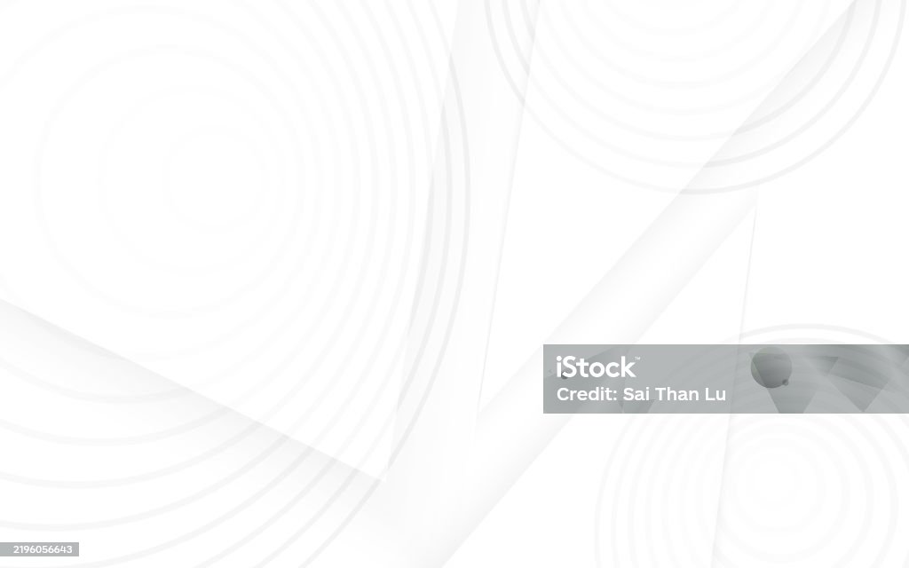 Subtle Circular Pattern Background White Abstract Circular Background Design Pattern Minimal Texture Stock ...