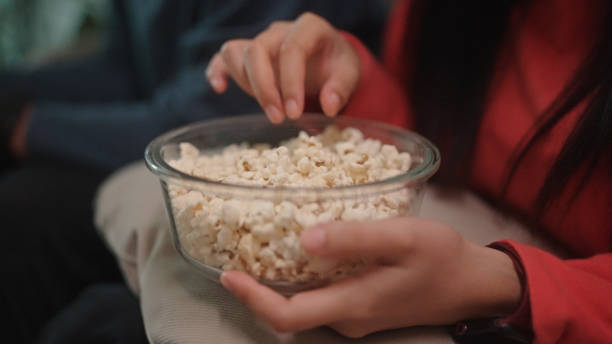 istock Popcorn with movie. 2196073188