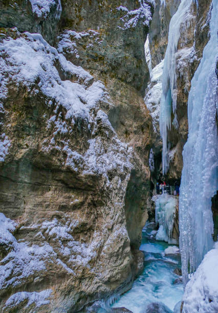 istock Icicles ice landscape of Partnachklamm Bavaria 2196074882