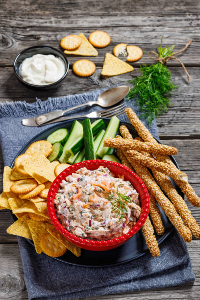 istock salmon dip with caper, red onion, fresh dill and sour cream 2196076093