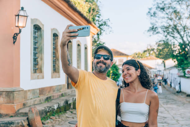 istock Couple taking a selfie at Tiradentes, MG 2196078644