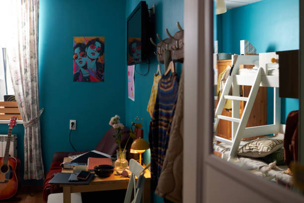 istock Cluttered Room Belonging To Students 2196079675