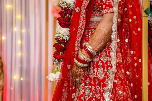 istock Indian bride's wedding henna mehendi mehndi hands close up 2196081340