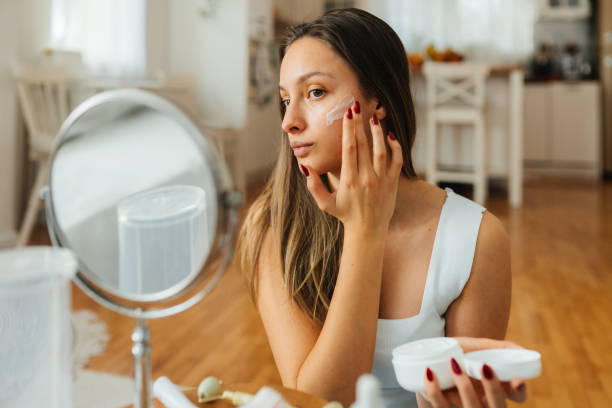 istock Young Woman Embracing a Skincare Routine at Home 2196082593