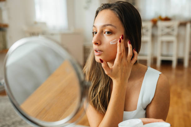 istock Young Woman Embracing a Skincare Routine at Home 2196082616
