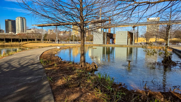 istock Winter Water, Scene at Railroad Park, Birmingham, Alabama 2196097471