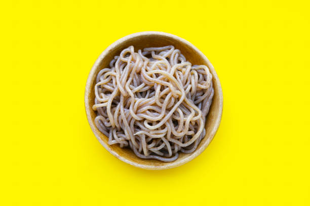 istock Konjac noodles mixed with seaweed 2196100526