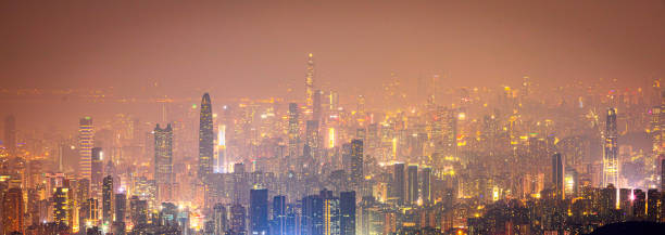 istock Shenzhen Nanshan City Skyline Night View 2196108512
