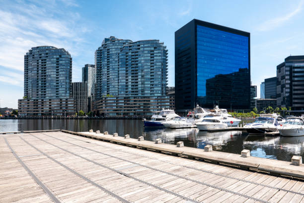 istock Modern Apartment Blocks in Central Melbourne, Australia 2196108755
