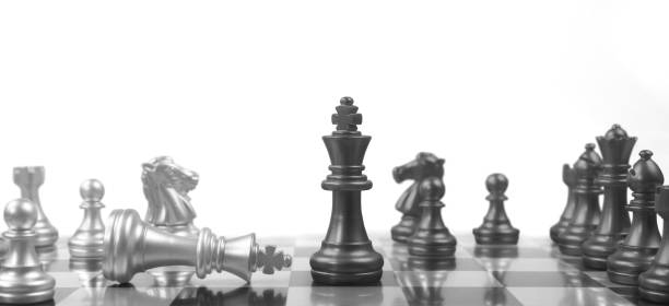 istock Chess board game concept of business ideas and competition and strategy concep 2196109401