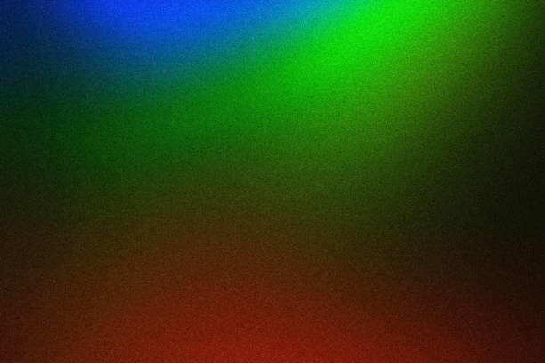 Colorful grainy gradient blue green red blurry dark rgb colors abstract background\nGreen is the color commonly associated with nature, life, health, youth, spring, hope and envy. Red is the color commonly associated with sacrifice, danger, and courage, heat, activity, passion, sexuality, anger, love, joy, happiness and good fortune. Blue is the color commonly associated with harmony, confidence, masculinity, knowledge, intelligence, calm, distance, infinity, the imagination, cold and sadness. The RGB color model is an additive color model in which the red, green, and blue primary colors of light are added together in various ways to reproduce a broad array of colors. Black commonly associated with mourning, the end, secrets, magic, force, violence, fear, evil, and elegance. Color gradient specifies a range of position-dependent colors, usually used to fill a region. The colors produced by a gradient vary continuously with position, producing smooth color transitions.
