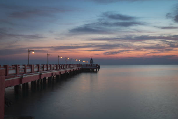 istock Saranwithi Pier at Sunrise 2196132427