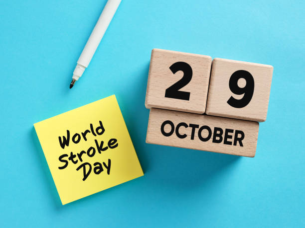 istock World stroke day, october 29th, showing support for stroke awareness 2196139989