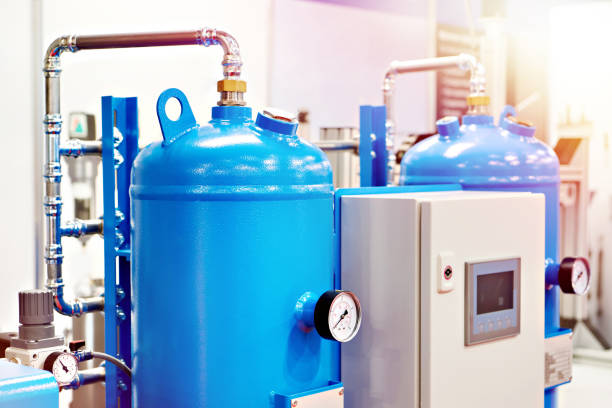 istock Gas cylinders industrial compressors 2196141977