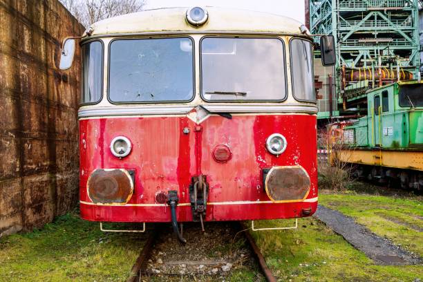alter stillgelegter Industrie Personenzug