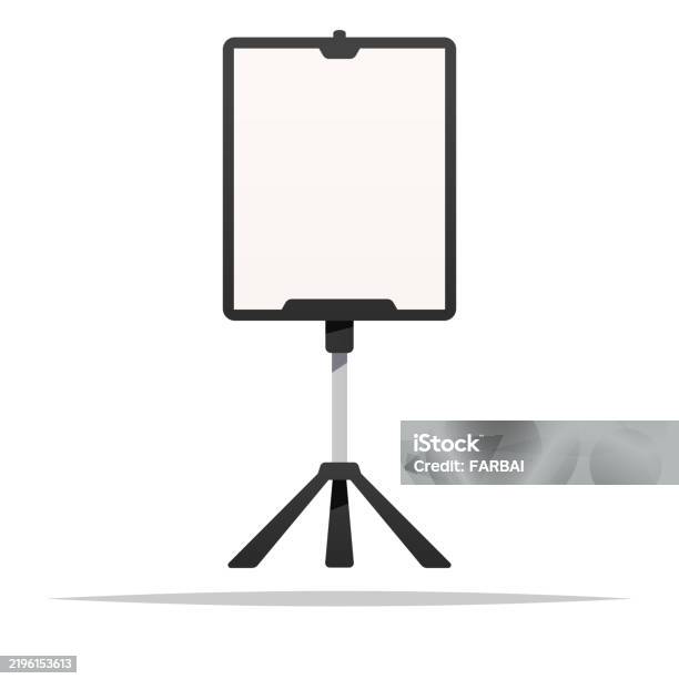 Empty Blank Poster Stand Vector Isolated Illustration Stock ...