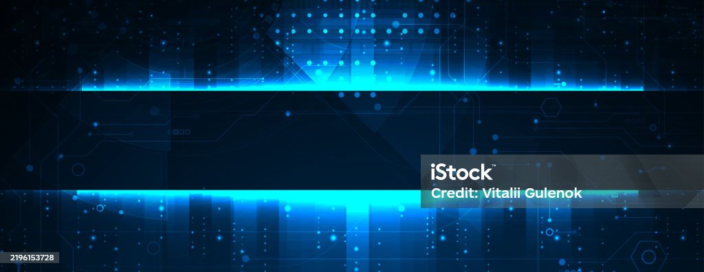 Network Testing Blue Background Network Technology Background Blue Screen Stock Illustration - Download ...