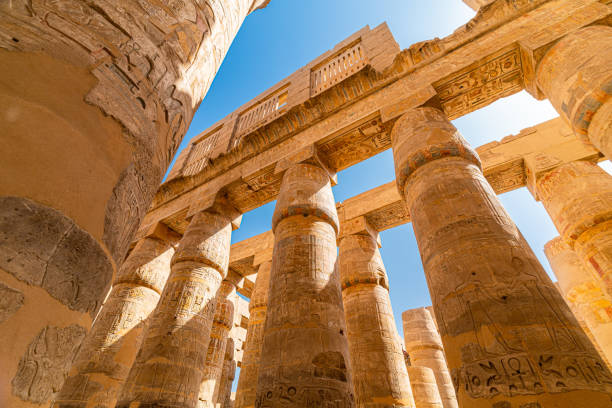 istock Pillars of the Great Hypostyle Hall from Karnak Temple 2196153847