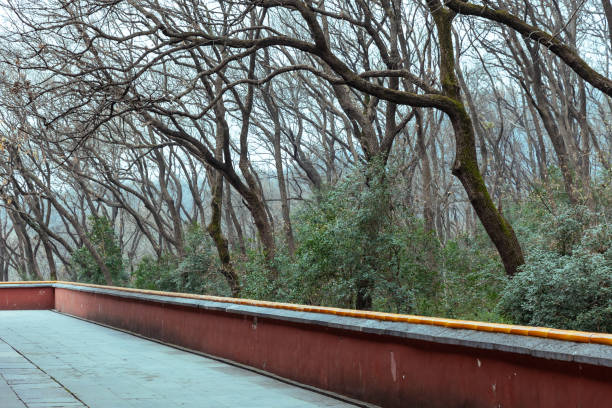 Architecture in Ming Xiaoling Mausoleum in Nanjing, China