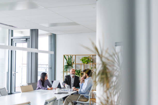 istock Diverse Professionals in Meeting Room Discussing Business Strategy 2196159144