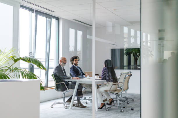 istock Business Meeting in Modern Corporate Office 2196159190