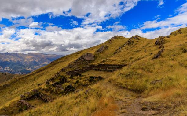 istock Ancient ruins in the Andes under a vibrant sky. 2196170361