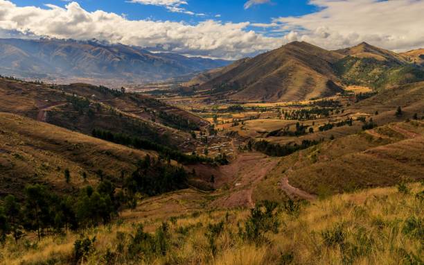 istock Scenic view of the Peruvian Andes with rolling hills. 2196170682