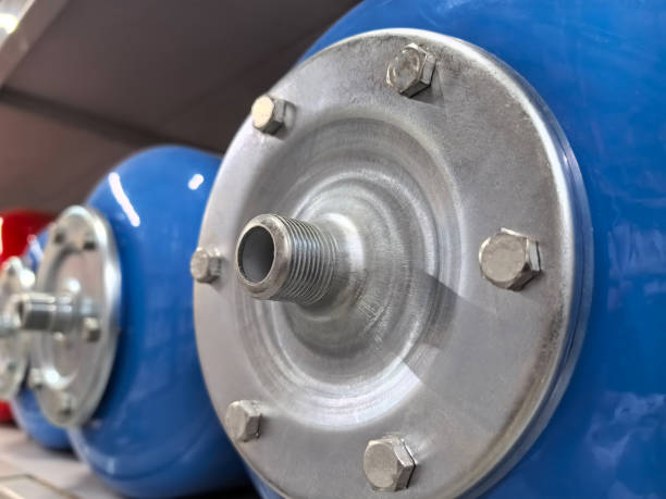 istock Vibrant blue expansion tanks with a robust design 2196175451