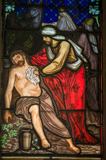 istock Stained glass window, Holy Trinity Church, Skipton, Yorkshire, UK 2196179340