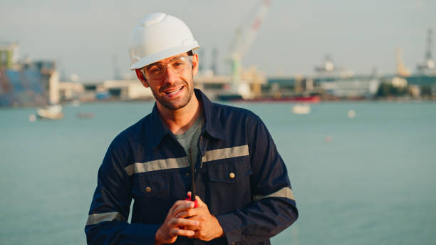 istock Smiling Portrait of a Handsome Industrial Engineer. 2196189359