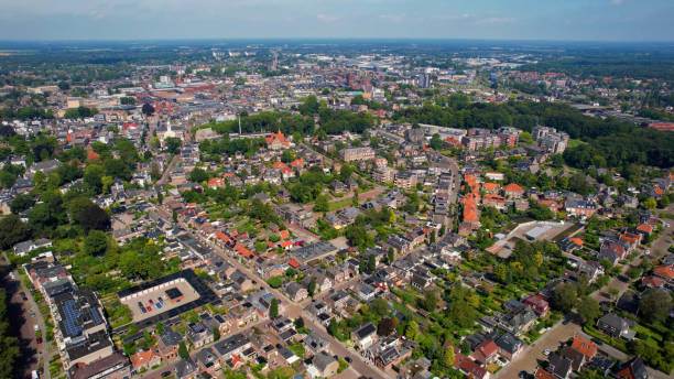 istock Aerial view around the city Assen 2196192524