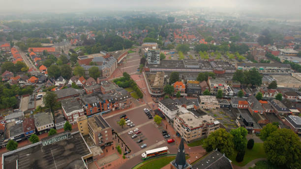 istock Aerial view around the city Veendam 2196193750
