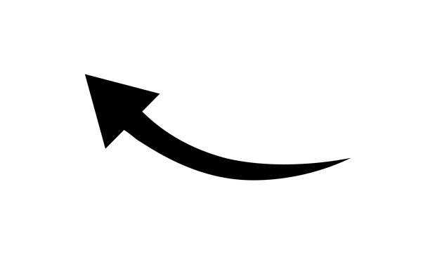 Arrow, line arrow vector. Flat style symbol. Arrow on a white background. vector illustration. Arrows big black icon set. Arrow. Cursor. Modern complex directions.
