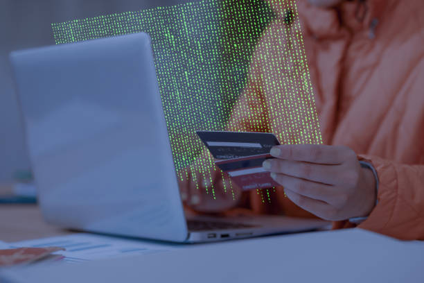 istock Hackers use laptops and steal credit card information. 2196195210