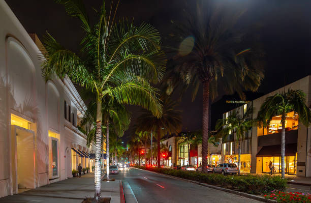 istock World famous Rodeo Drive in Beverly Hills by night 2196199022
